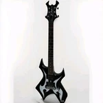 Bc Rich Warlock Black With White Tribal Electric Guitar Right Handed R.h.. Fixed Price $325.00.