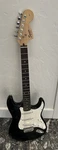Squier By Fender Strat Affinity Series Electric Guitar Black Gig Bag Tuner. Fixed Price $125.00.