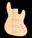 Custom Order Body, 5 String J-style Bass, Fits Warmoth Deluxe Neck. Fixed Price $140.00.