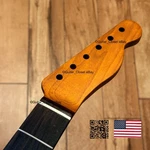 Vintage 21 Fret Roasted Maple Rosewood Tele Neck Fit Fender Warmoth Body Vtre. Fixed Price $129.00.