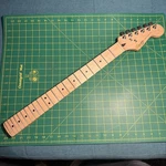 Fender Squier Strat Electric Guitar Neck Maple 22 Fret W/ Tuners Clean. Fixed Price $125.00.