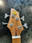 Warmoth Roasted Flame Maple 4 String Bass Neck, Fits And J. Fixed Price $325.00.