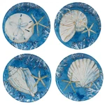 Playa Shells Multicolored Dinner Plate (set Of 4). Fixed Price $54.19.