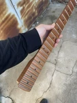 22 Frets S-style Roasted Maple Electric Guitar Neck Scalloped Fretboard Satin. Fixed Price $90.99.
