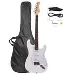 Hot Sale Rosewood Fingerboard Electric Guitar (all White)+bag+strap+pick+..... Fixed Price $65.32.