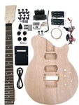 Electric Guitar Kit 6 String Handed With Mahogany Body Hard Maple Neck Rosewood. Fixed Price $89.88.