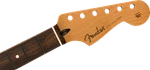 Fender Satin Roasted Maple Rosewood Strat Neck, 22 Jumbo Frets, 12", Flat Oval. Fixed Price $472.99.