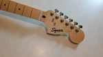 Open Box Fender Squier Sonic Mustang Guitar Neck Loaded Skunk Stripe W/tuners. Fixed Price $73.95.