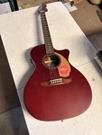 Fender Newporter Acoustic-electric Guitar Midnight Wine. Fixed Price $263.12.