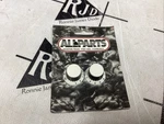 Allparts Contemporary Elite Fender Style Rubberized Guitar Control Knob Set 2. Fixed Price $50.00.