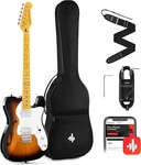 Donner DJC-1000 Electric Guitar Tele Jazz Design Hh Pickup + Gig Bag Strap Cable. Fixed Price $119.99.