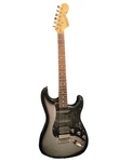Fender Starcaster Electric Guitar Black & Silver Sparkle With Rosewood Fretboard. Fixed Price $225.99.