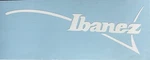 Ibanez 5.5" White Left Handed Guitar Neck Decal, Vinyl Logo Sticker. Fixed Price $5.99.