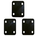 Tuoren Guitar Neck Shims 3PCS 0.25 , 0.5 And 1 Degree Nylon Gasket Black. Fixed Price $10.48.