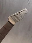 Ferocious Flame Maple Tele Guitar Neck Fits Fender & Warmoth. Fixed Price $200.00.
