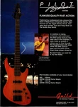 Guild Pilot Bass Guitar 5-STRING Original Magazine Print Ad 1980S 11X8.5 Orange. Fixed Price $14.95.