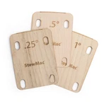 Stewmac Electric Guitar Neck Shims Shaped, Set Of 3 (0.25 0.50 1 ) .... Fixed Price $76.34.