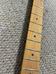 22 Fret Canadian Roasted Maple S-style Head Guitar Neck 9.5" Bone Nut Satin. Fixed Price $65.09.