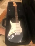 2002 Stratocaster Squier Standard Series Fender Guitar Black Indonesia Left Hand. Fixed Price $525.00.
