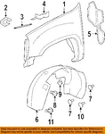 Cadillac Gm Oem-front Fender Liner Inner Splash Shield Guard Right 22860082. Fixed Price $90.23.