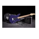 Rogue RR100 Rocketeer Electric Guitar Purple Sky & Rouge Solid State G10 Amp. Fixed Price $120.00.