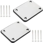 Hordion 2 Pack Guitar Plate, Metal Replacement Electric Silver. Fixed Price $10.99.