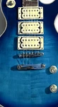 Electric Guitar/ace Guitar/transparent Blue/peach Blossom Wood Fingerboard. Fixed Price $239.00.