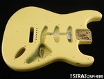 Used American Fender Stratocaster Malmsteen Strat, Body, Vintage White. Fixed Price $499.99.