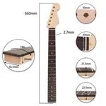 Diy 6 String Electric Guitar Kit Unfinish Maple Neck Rosewood Fingerboard. Fixed Price $47.99.