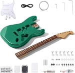 Leo Jaymz Diy St Electric Guitar Kit Mahogany Body Maple Neck Metallic Green. Fixed Price $163.40.