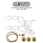 New Allparts Wiring Kit For Jazz Bass Style Guitars, #EP-4129-000. Fixed Price $36.82.