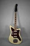 1960S Eko Model 500/3 Pearl Finish Electric Guitar. Fixed Price $1395.00.
