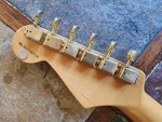 Fender Strat Neck Mim Deluxe 60TH Anniversary 2004 - Rosewood/gold. Fixed Price $265.00.
