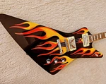 Hamer Explorer Electric Guitar, Flamed In Brand New Never Played Perfect.. Fixed Price $1997.00.
