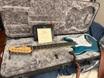 2018 Fender American Elite Stratocaster Ocean Turquoise Ebony Board W/ Ohsc. Fixed Price $1399.00.