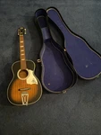 Vintage Stella Harmony Steel Reinforced Neck 6 String Acoustic Guitar With Case. Fixed Price $99.00.