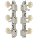 Tuners, Kluson, Plastic, 3 Plate, Nickel, Package Of 6. Fixed Price $59.99.