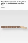 Genuine Fender Player Series Telecaster Neck With Block Inlays. Fixed Price $379.99.