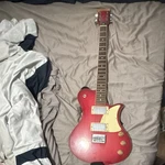 First Act (mpn ME501) Solid Body Red 6-STRING Rh Electric Guitar W/strap. Fixed Price $90.00.