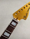 Big Head 22 Frets Maple 25.5" Guitar Neck Rosewood Block Inlay Yellow Gloss. Fixed Price $65.88.