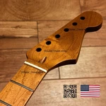 Roasted Maple Neck Satin Stratocaster Fits Warmoth & Fender 0SMNB. Fixed Price $127.00.
