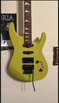 Vintage 1980 Kaman Applause GTX23 Lime Green Electric Guitar Made Korea. Fixed Price $350.00.