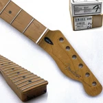 Real Photos Fender Roasted Maple Tele Neck 22 Jumbo 12" Fretboard Flat Oval. Fixed Price $472.99.