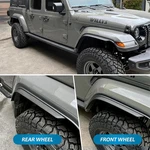 4PCS Front & Rear Fenders Fit 2020-2024 Jeep Gladiator Jt Wheel Liner Set. Fixed Price $95.00.