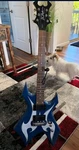 B.c. Rich Warlock Electric Guitar Blue Solid Body 6 String Right-handed. Fixed Price $270.00.