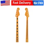 Yellow 4 String Electric Bass Guitar Neck 20 Frets Maple For Precision. Fixed Price $65.08.