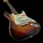 Factory Vintage Sunburst Electric Guitar Solid Body 21F Maple Neck Heavy Aged. Fixed Price $262.50.