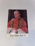 Vintage 1979 Calendar Pope John Paul Ii Holy Prayer Card 4.25" X 2.75". Fixed Price $7.49.