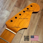 Vintage 21 Fret Roasted Maple Neck Satin Fit Warmoth Stratocaster Vsmg. Fixed Price $129.00.