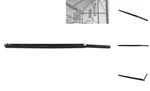 Rv Awning Pitch Arm Black Replacement Overall Length Of 33" Inch Fits Solera. Fixed Price $124.98.